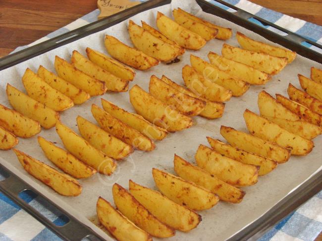 Baked Potato Wedges Recipe