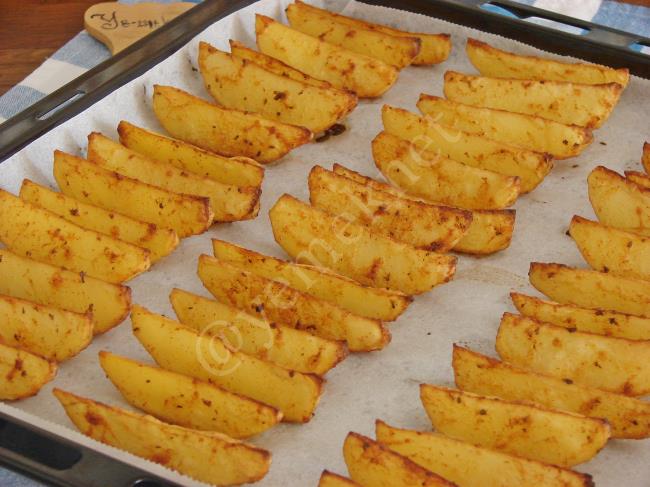 Baked Potato Wedges Recipe