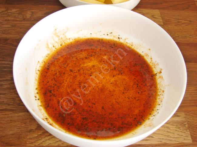 Fırında Elma Dilim Patates - Yapılışı (5/12) 