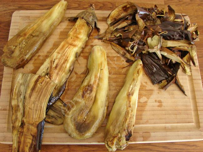 Fırında Patlıcan Közleme - Yapılışı (6/8) 