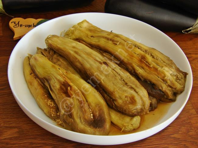 Fırında Patlıcan Közleme - Yapılışı (8/8) 