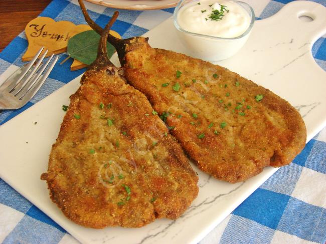 Patlıcan Şinitzel - Yapılışı (11/12) 