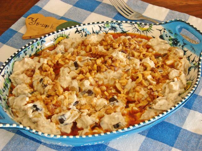 Tahinli Patlican Yapilisi