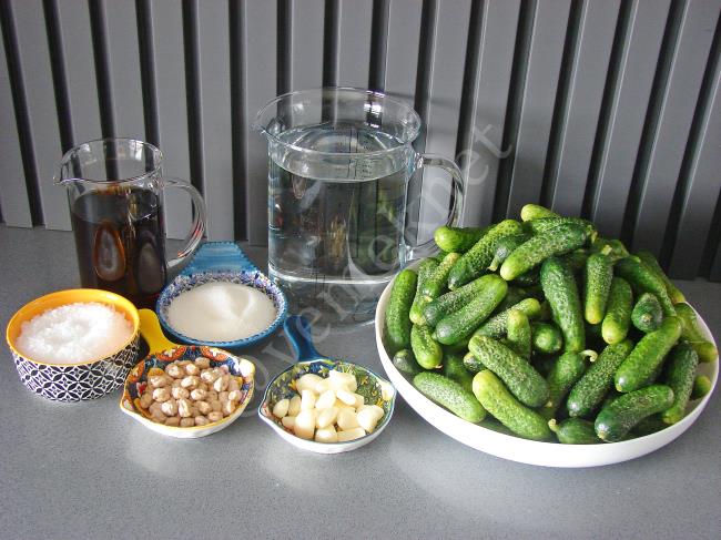 Kornişon Salatalık Turşusu - Yapılışı (1/12) 