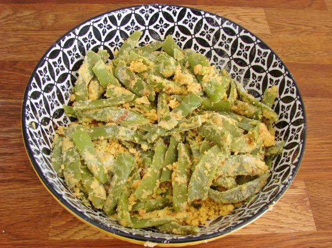 Mısır Unlu Fasulye Tava - Yapılışı (7/12) 