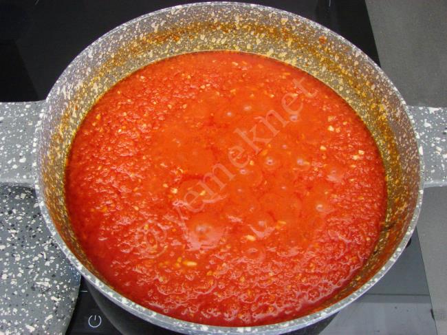 Şakşuka Konservesi - Yapılışı (7/12) 