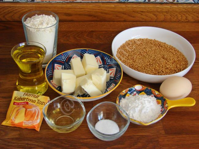Sirkeli Susamlı Kurabiye - Yapılışı (1/12) 