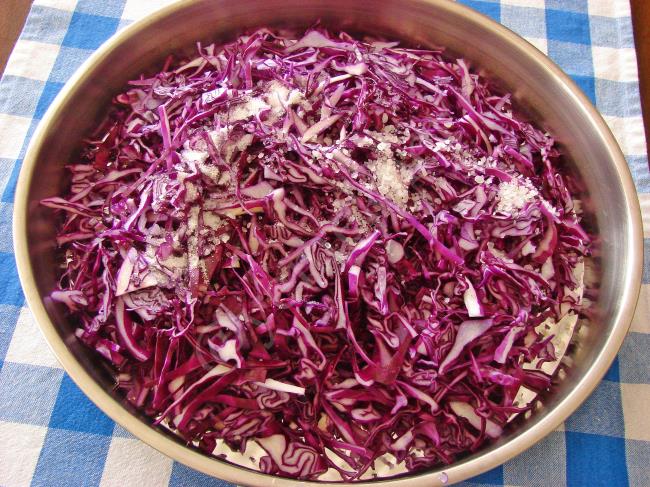 Hızlı Mor Lahana Turşusu - Yapılışı (3/12) 