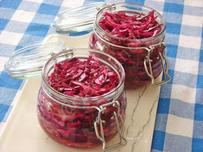 Hızlı Mor Lahana Turşusu - Yapılışı (7/12) 