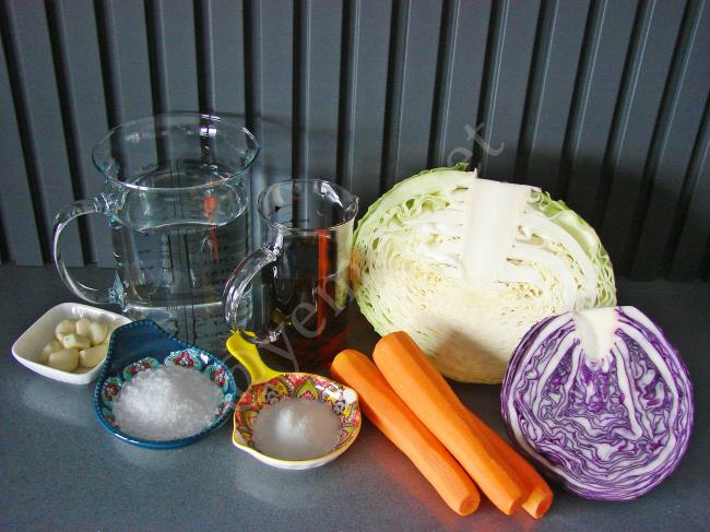 Karışık Lahana Turşusu - Yapılışı (1/12) 