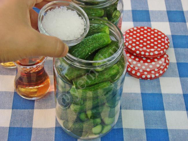 Limon Tuzsuz Kornişon Turşu - Yapılışı (6/12) 