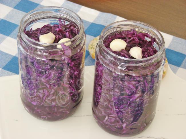 Lokanta Usulü Mor Lahana Turşusu - Yapılışı (5/12) 