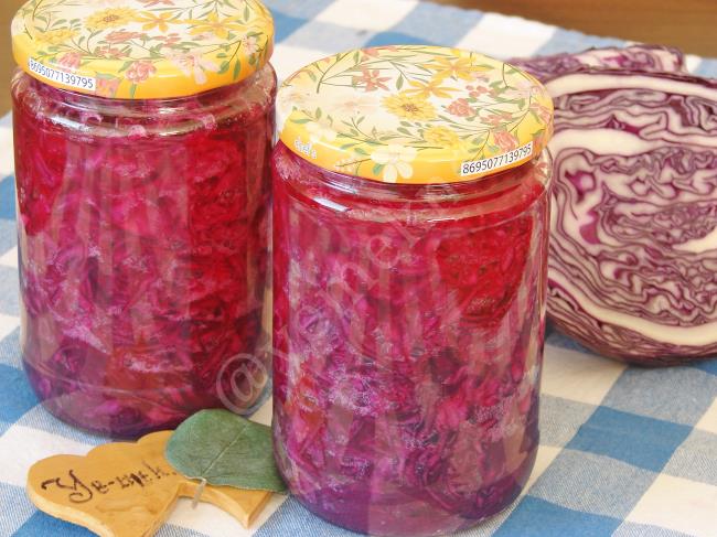 Lokanta Usulü Mor Lahana Turşusu - Yapılışı (9/12) 