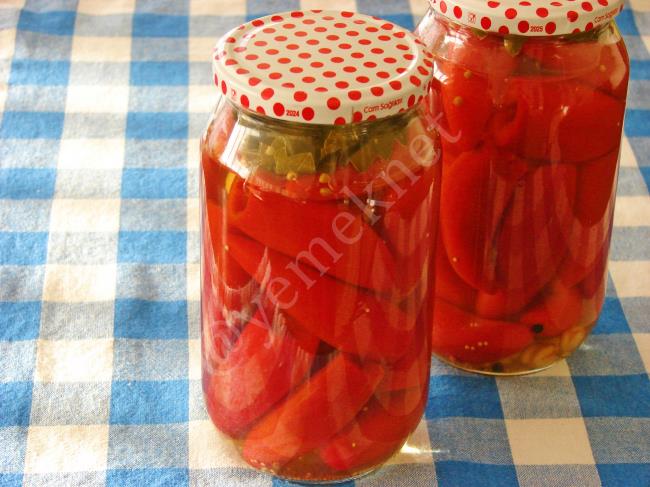 Peynirli Biber Turşusu - Yapılışı (11/20) 