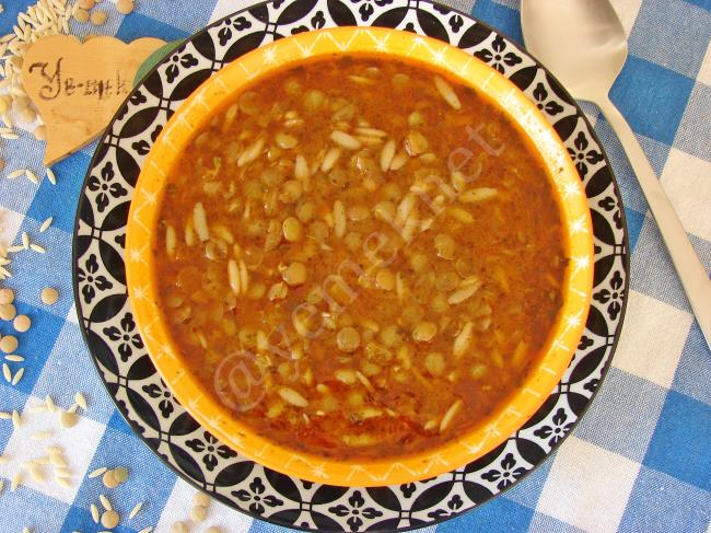 Şehriyeli Yeşil Mercimek Çorbası - Yapılışı (12/12) 