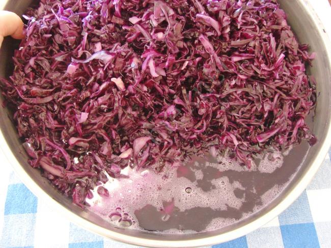 Susuz Mor Lahana Turşusu - Yapılışı (5/12) 