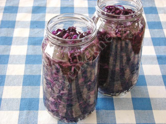 Susuz Mor Lahana Turşusu - Yapılışı (7/12) 