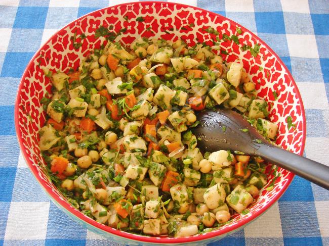 Nohutlu Kereviz Salatası - Yapılışı (9/12) 