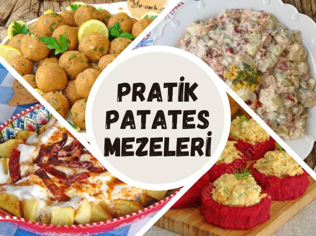 Patatesli Mezeler: Her Sofraya Yakışan 10 Pratik Patates Mezesi