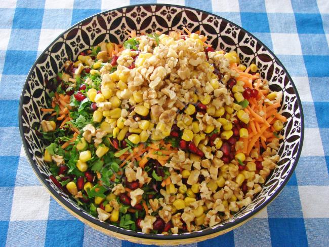 Antioksidan Salata - Yapılışı (4/8) 