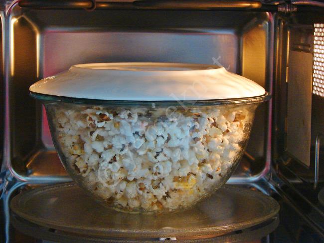 Mikrodalgada Mısır Patlatma - Yapılışı (6/8) 