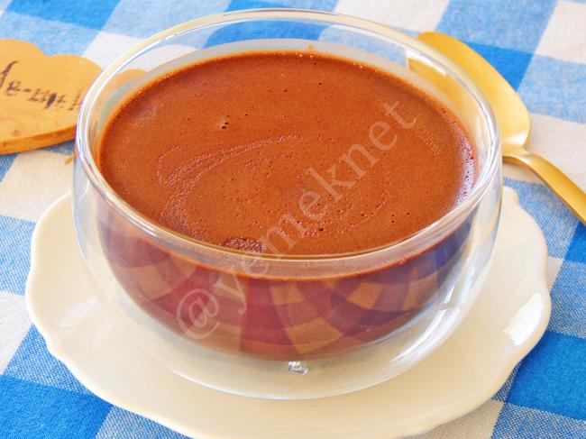 İki Malzemeli Çikolatalı Tatlı