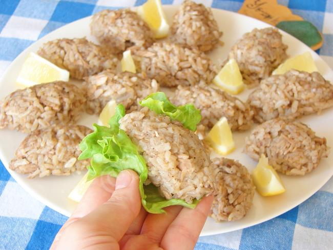 Midyesiz Midye Dolma Pilavı - Yapılışı (9/12) 