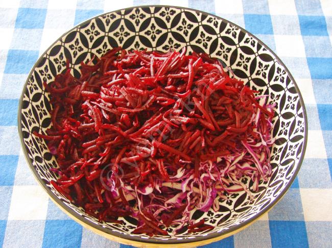 Narlı Kış Salatası - Yapılışı (2/8) 