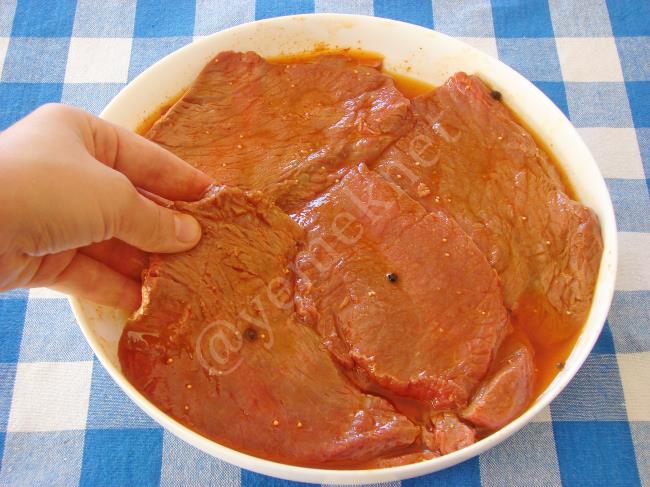 Sirke İle Et Marinesi - Yapılışı (6/8) 