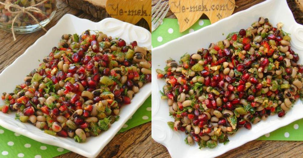 Narlı Kuru Börülce Salatası Videosu Narlı Kuru Börülce Salatası Videosu